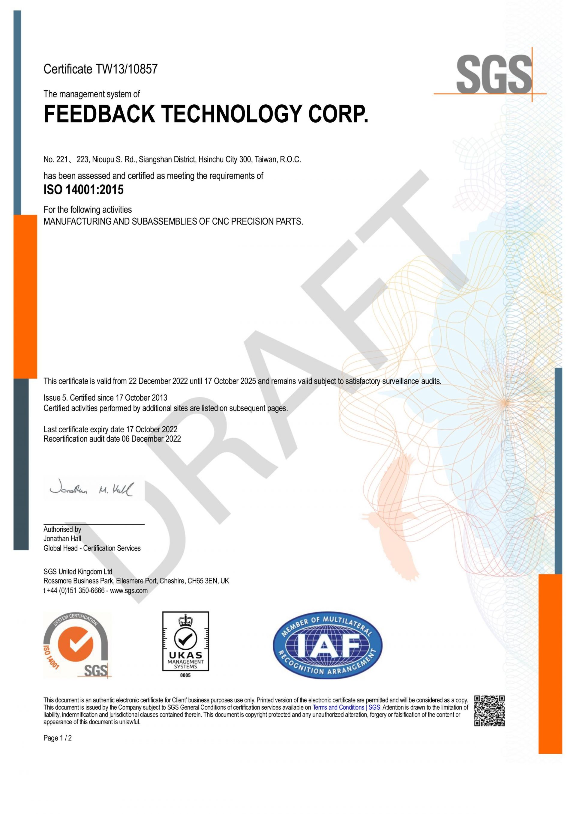 ISO 14001:2015